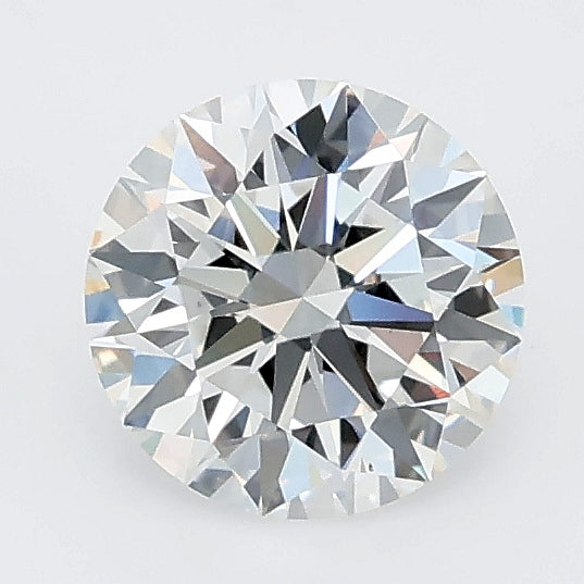 1.09 carat round lab grown diamond D color VVS2 clarity