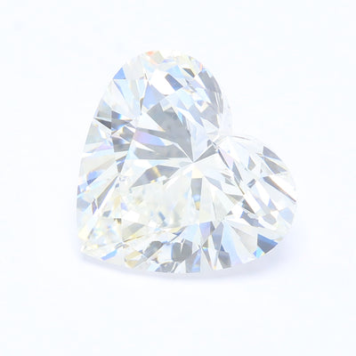 6.00 carat heart lab grown diamond F color VS1 clarity