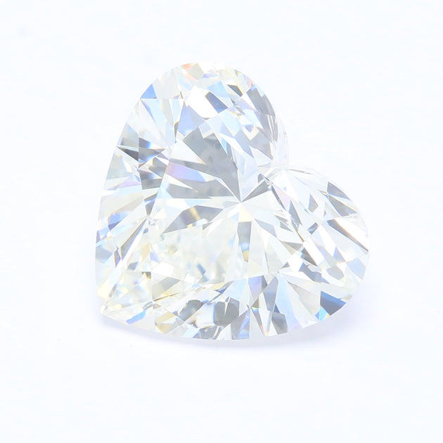 6.00 carat heart lab grown diamond F color VS1 clarity