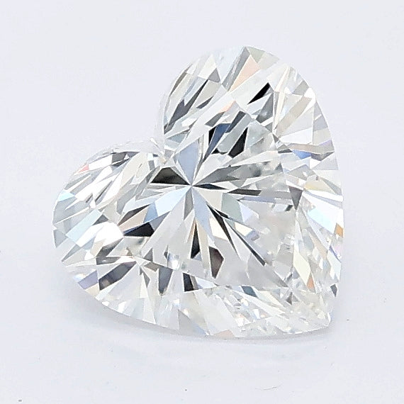1.10 carat heart lab grown diamond E color VVS2 clarity