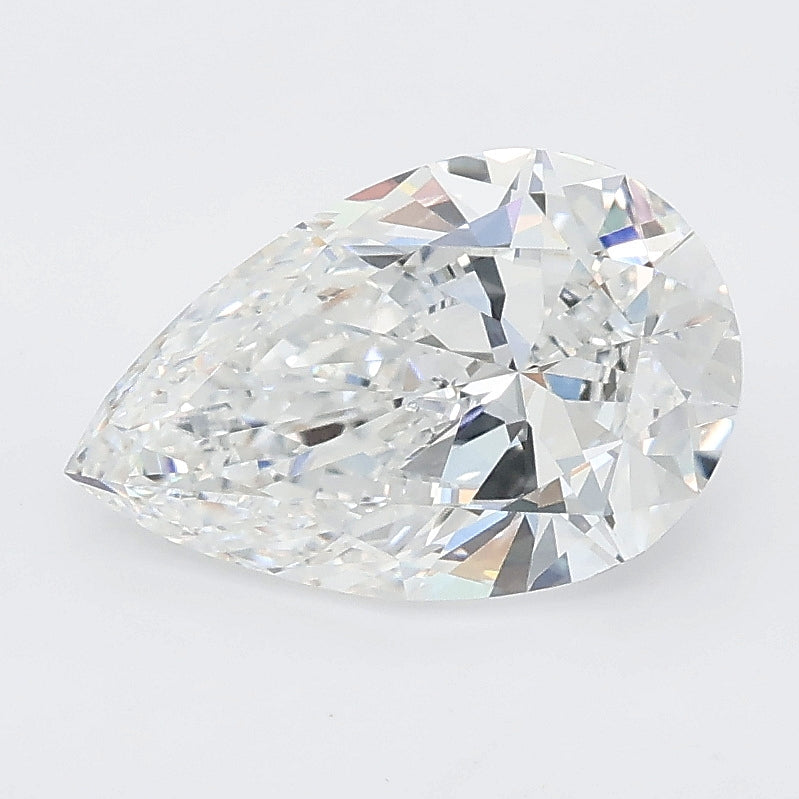 1.99 carat pear lab grown diamond E color VVS2 clarity