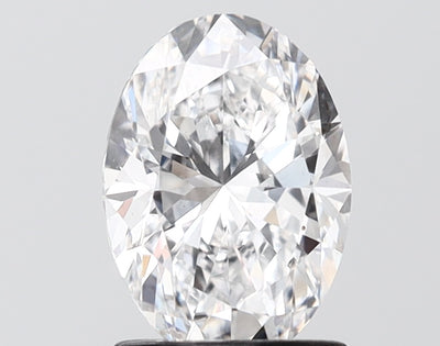 1.51 carat oval lab grown diamond D color VS1 clarity