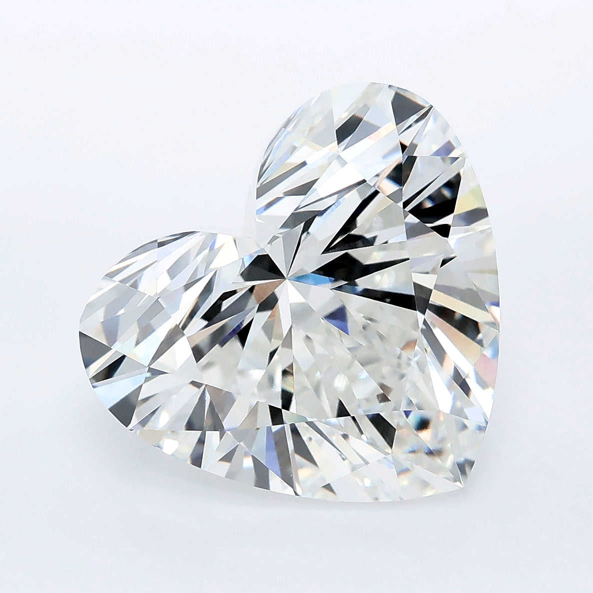 7.51 carat heart lab grown diamond E color VVS2 clarity