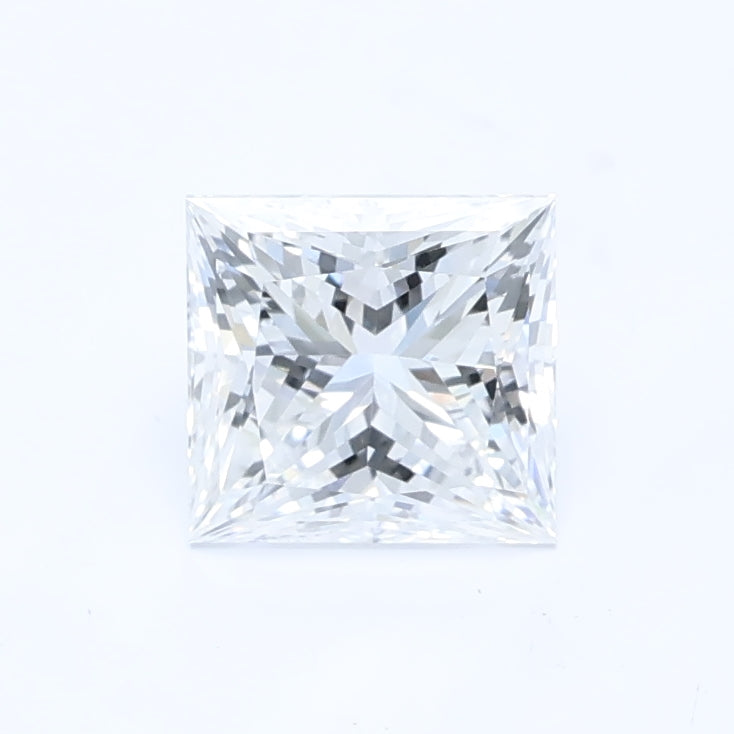 1.05 carat princess lab grown diamond E color VVS2 clarity