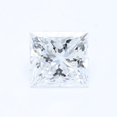 1.05 carat princess lab grown diamond E color VVS2 clarity