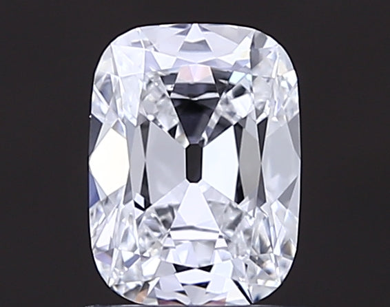 1.06 carat old mine cushion lab grown diamond E color VVS2 clarity