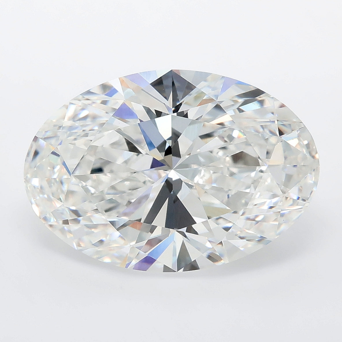 8.23 carat oval lab grown diamond E color VVS2 clarity