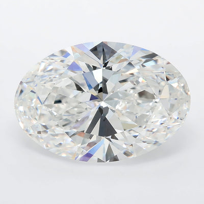 8.23 carat oval lab grown diamond E color VVS2 clarity