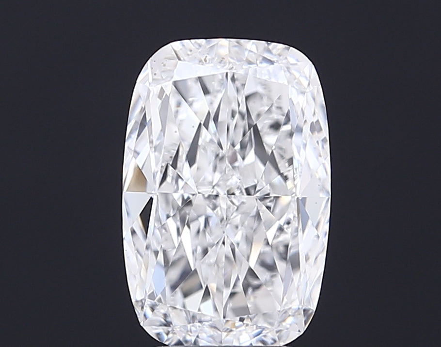 4.02 carat cushion lab grown diamond E color VS1 clarity