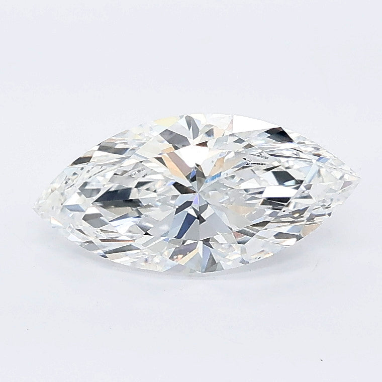 1.04 carat marquise lab grown diamond D color VVS2 clarity