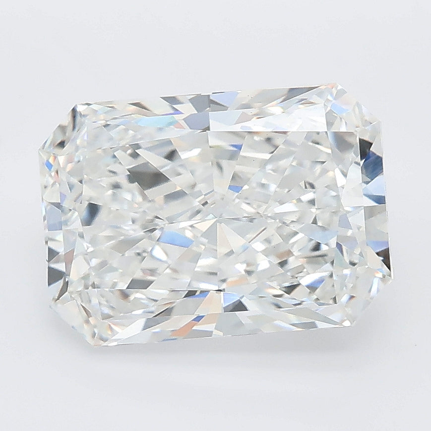 4.04 carat radiant lab grown diamond E color VS1 clarity