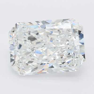4.04 carat radiant lab grown diamond E color VS1 clarity