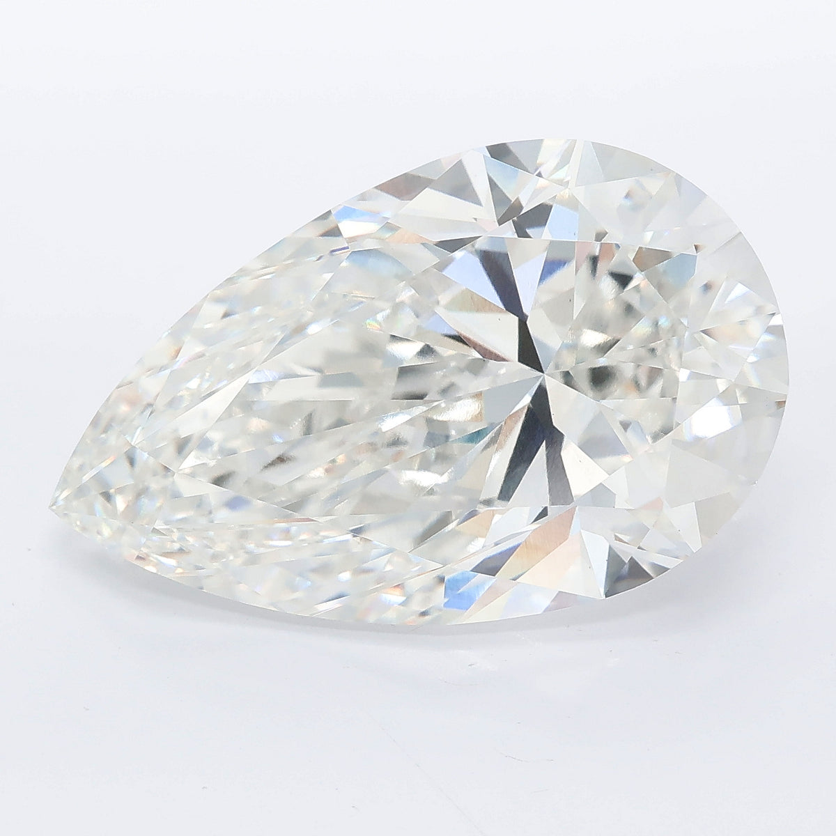 13.01 carat pear lab grown diamond F color VS1 clarity