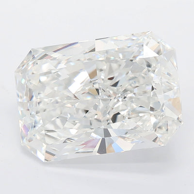 6.05 carat radiant lab grown diamond E color VVS2 clarity