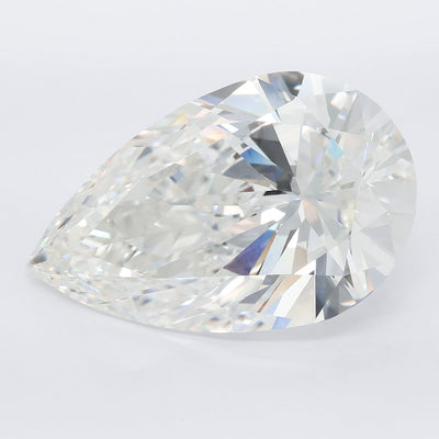 13.01 carat pear lab grown diamond F color VVS2 clarity