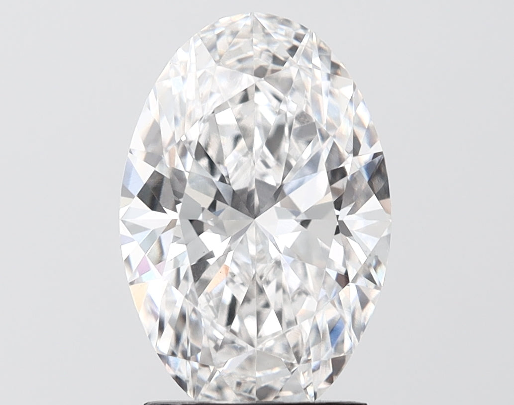 3.03 carat oval lab grown diamond E color VS1 clarity