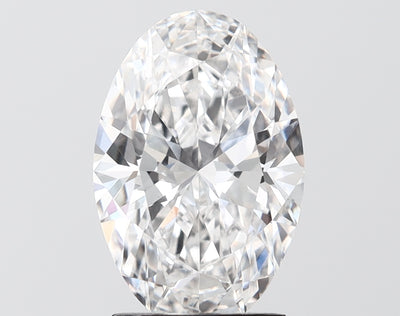 3.03 carat oval lab grown diamond E color VS1 clarity