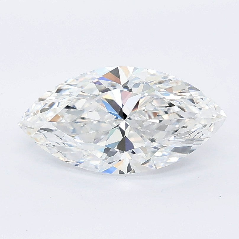 1.51 carat marquise lab grown diamond D color VVS2 clarity