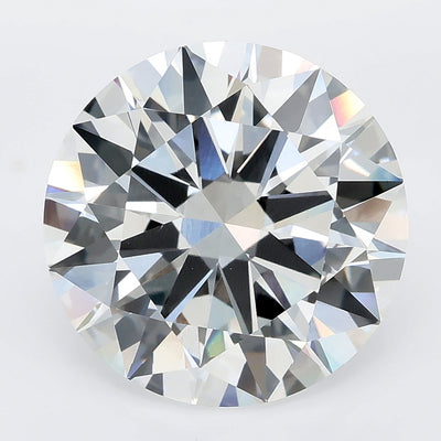 8.03 carat round lab grown diamond E color VVS2 clarity