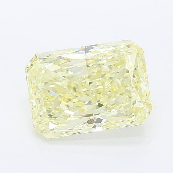1.10 carat fancy yellow radiant lab grown diamond VVS2 clarity