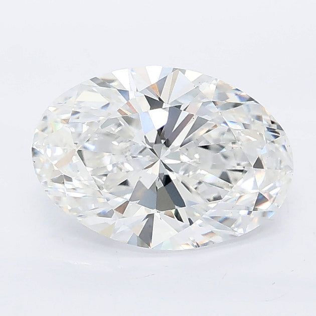 2.04 carat oval lab grown diamond D color VS1 clarity