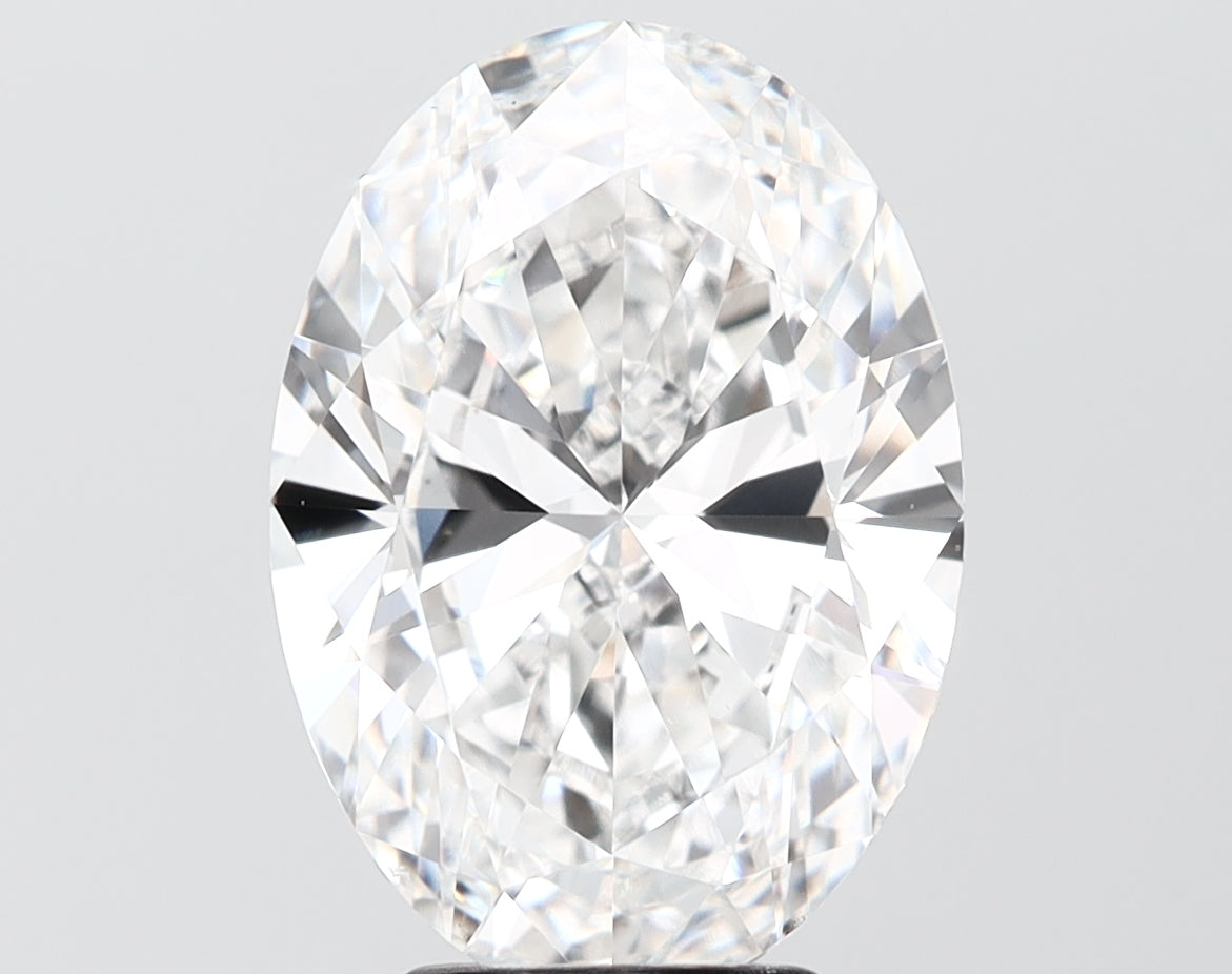 5.00 carat oval lab grown diamond E color VS1 clarity