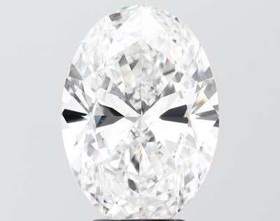 5.00 carat oval lab grown diamond E color VS1 clarity