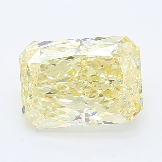 1.08 carat fancy intense yellow radiant lab grown diamond VVS2 clarity