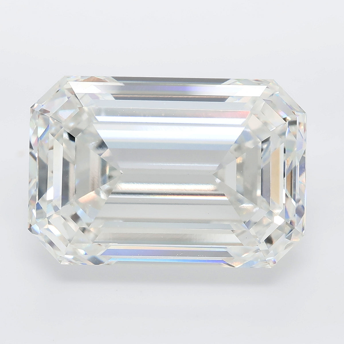 18.00 carat emerald lab grown diamond F color VVS2 clarity