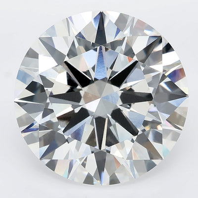 9.52 carat round lab grown diamond E color VVS2 clarity