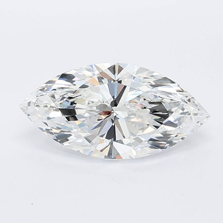 1.01 carat marquise lab grown diamond D color VVS2 clarity
