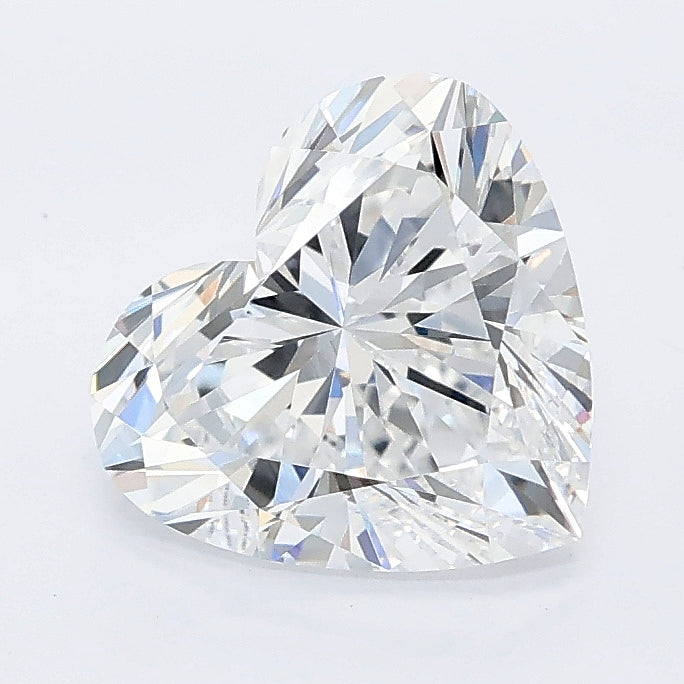 2.02 carat heart lab grown diamond E color VS1 clarity