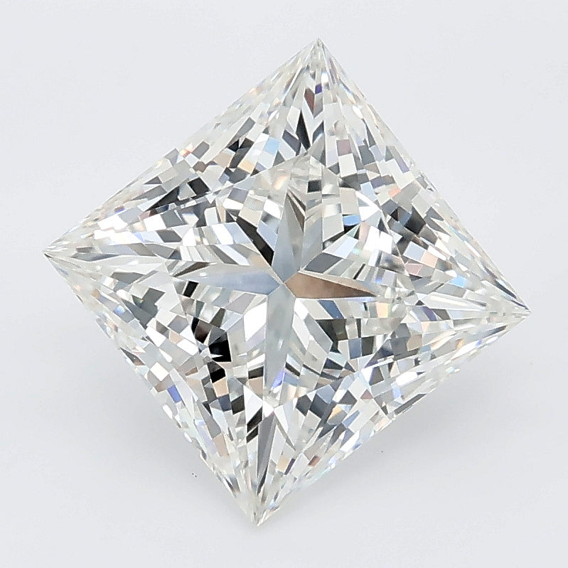 3.09 carat princess lab grown diamond F color VVS2 clarity