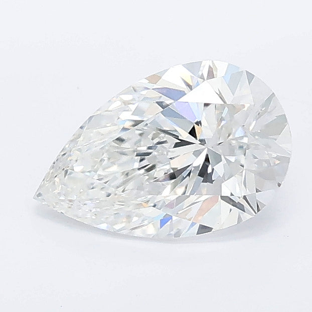 1.01 carat pear lab grown diamond E color VVS2 clarity