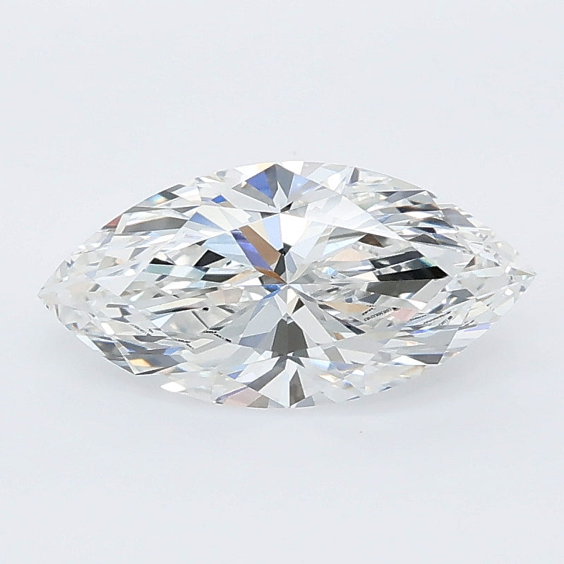 1.28 carat marquise lab grown diamond E color VVS2 clarity