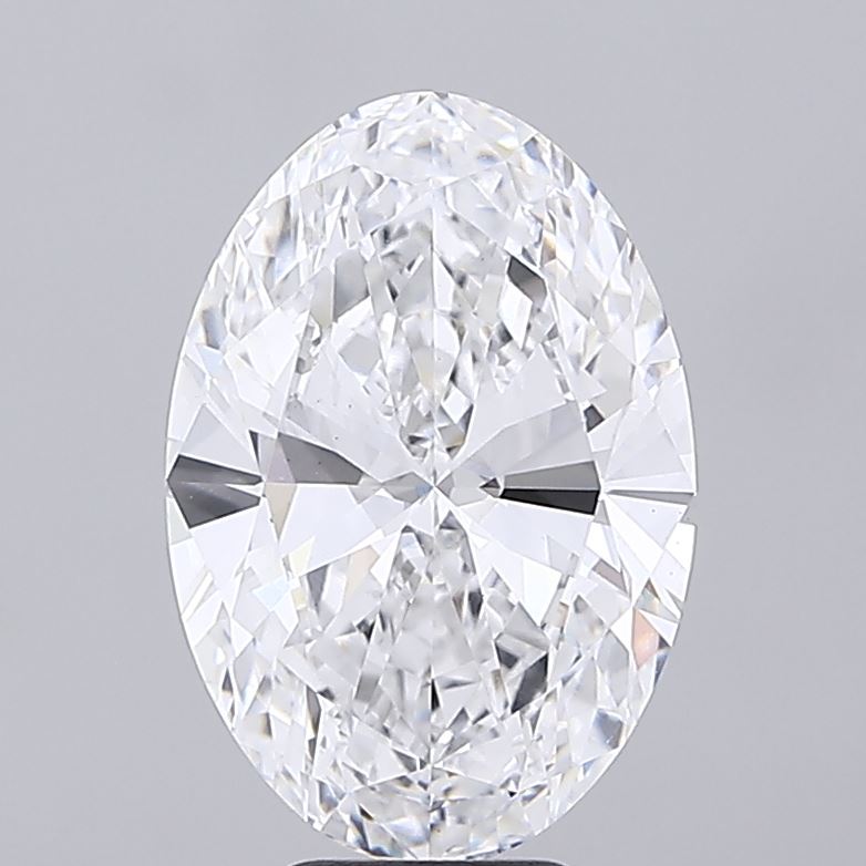 7.00 carat oval lab grown diamond D color VS1 clarity