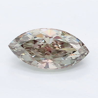 1.01 carat fancy green marquise lab grown diamond VVS2 clarity