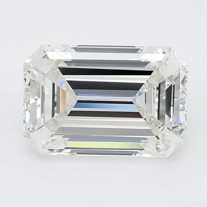 2.09 carat emerald lab grown diamond F color VS1 clarity