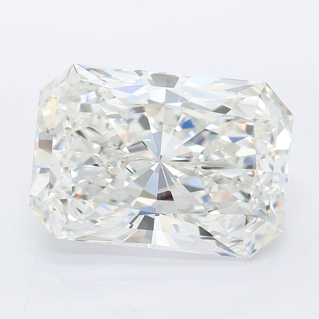 7.28 carat radiant lab grown diamond F color VS1 clarity