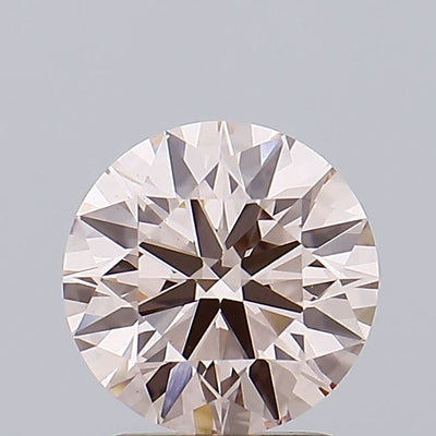 1.97 carat fancy intense pink round lab grown diamond VS1 clarity