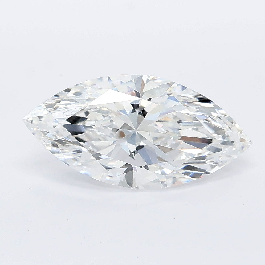 1.59 carat marquise lab grown diamond E color VVS2 clarity