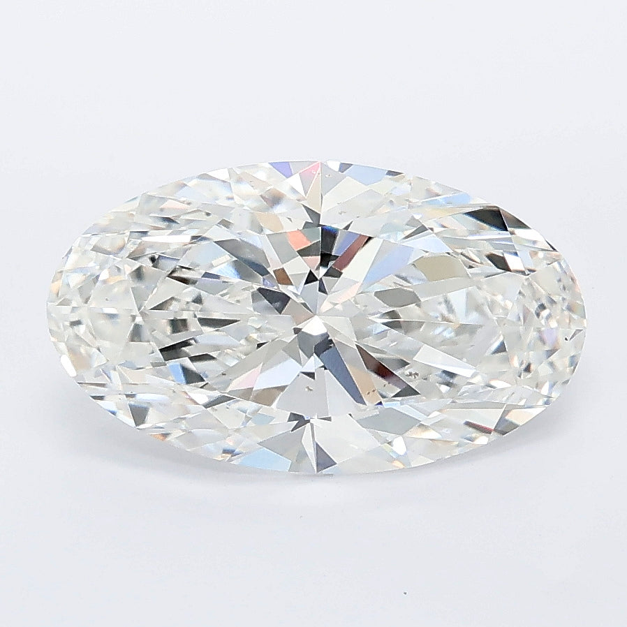 2.59 carat moval lab grown diamond E color VVS2 clarity