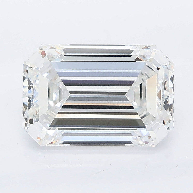 2.50 carat emerald lab grown diamond E color VS1 clarity