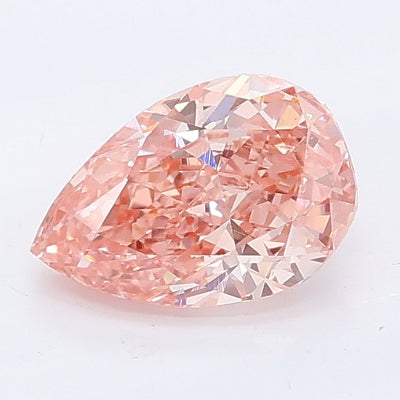 1.03 carat fancy vivid pink pear lab grown diamond VS1 clarity