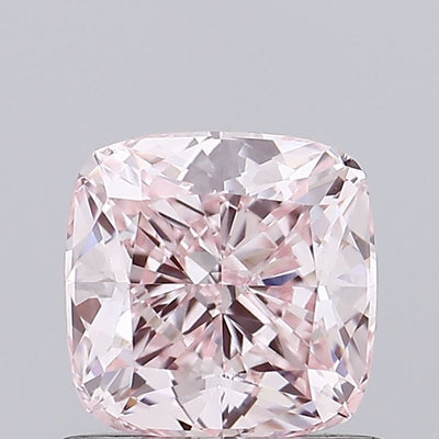 0.90 carat fancy pink cushion lab grown diamond VVS2 clarity