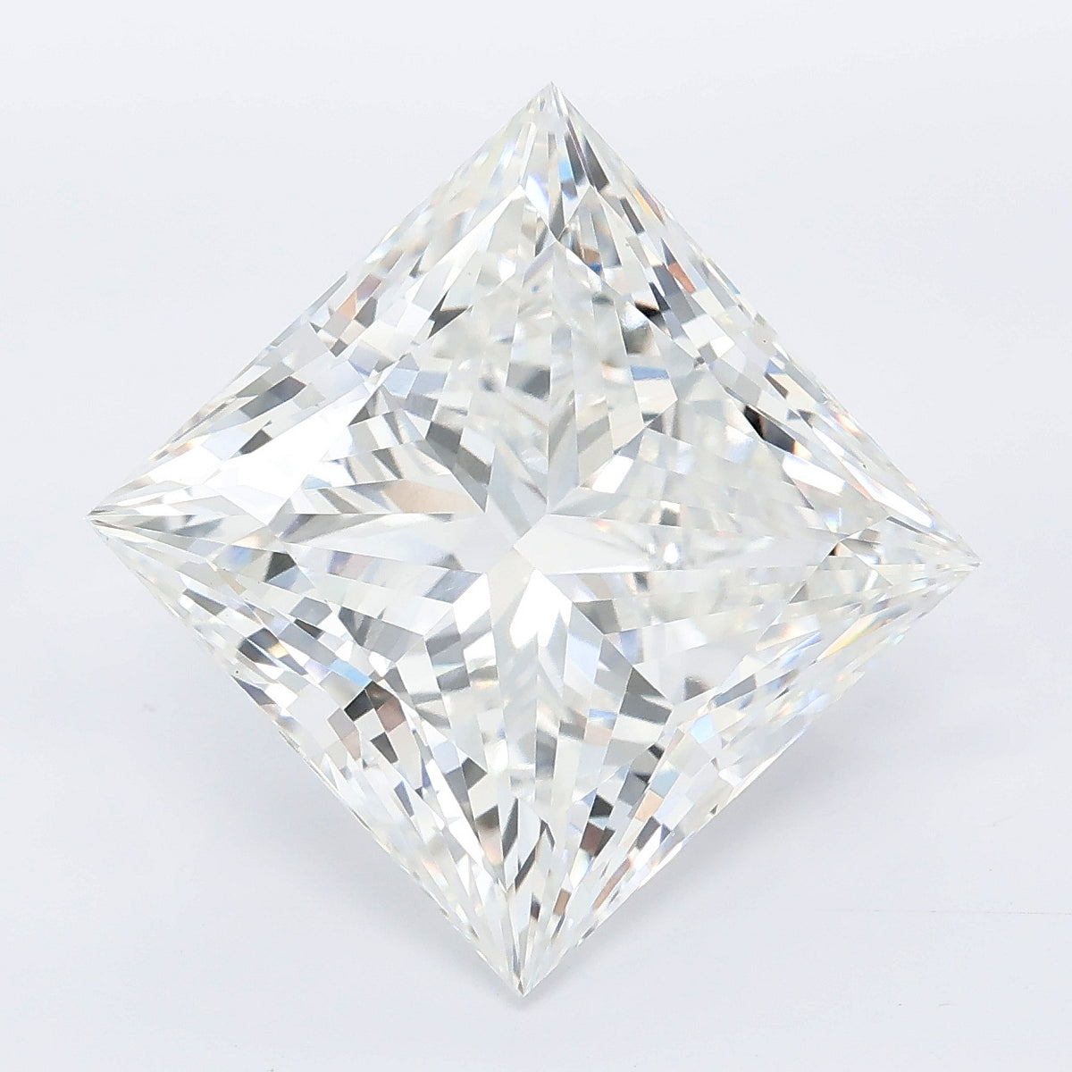 10.51 carat princess lab grown diamond F color VVS2 clarity
