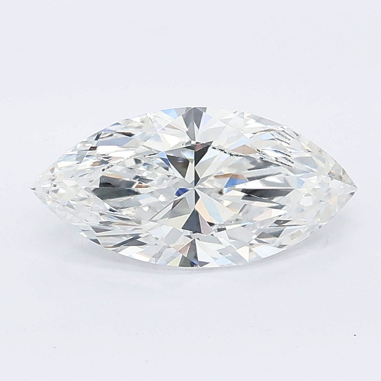 1.00 carat marquise lab grown diamond E color VVS2 clarity