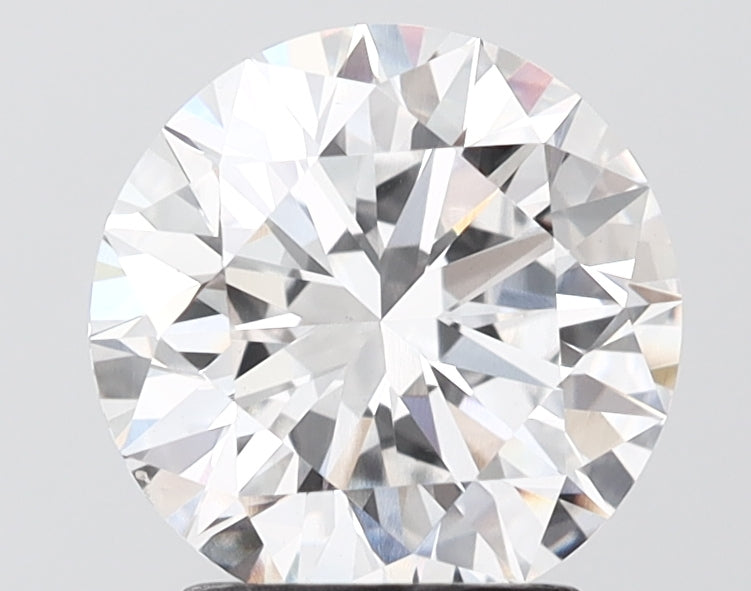 2.50 carat round lab grown diamond E color VS2 clarity