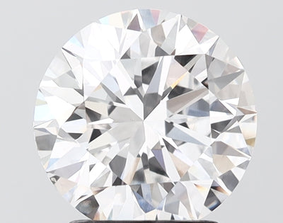 2.50 carat round lab grown diamond E color VS2 clarity
