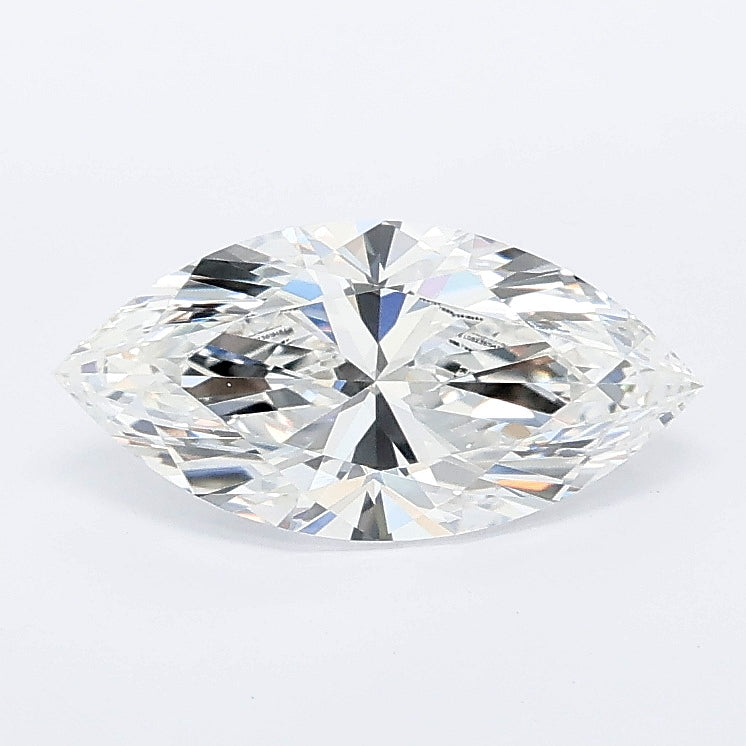1.00 carat marquise lab grown diamond F color VVS2 clarity